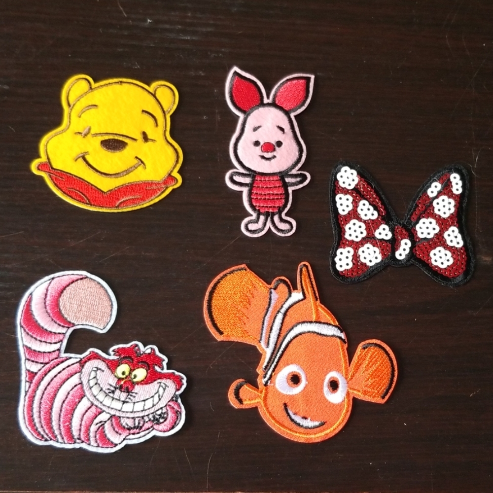 5 pcs Disney patches